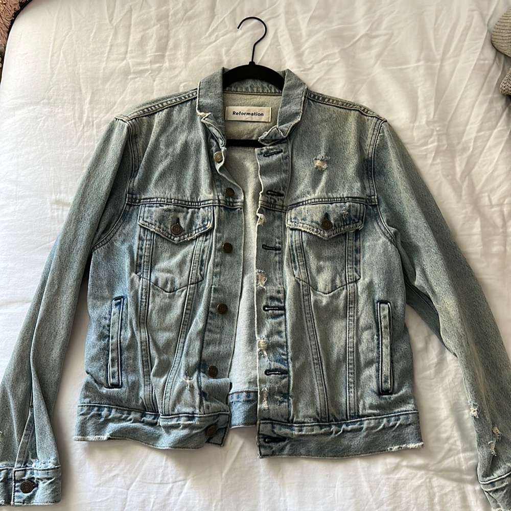 REFORMATION DENIM JACKET